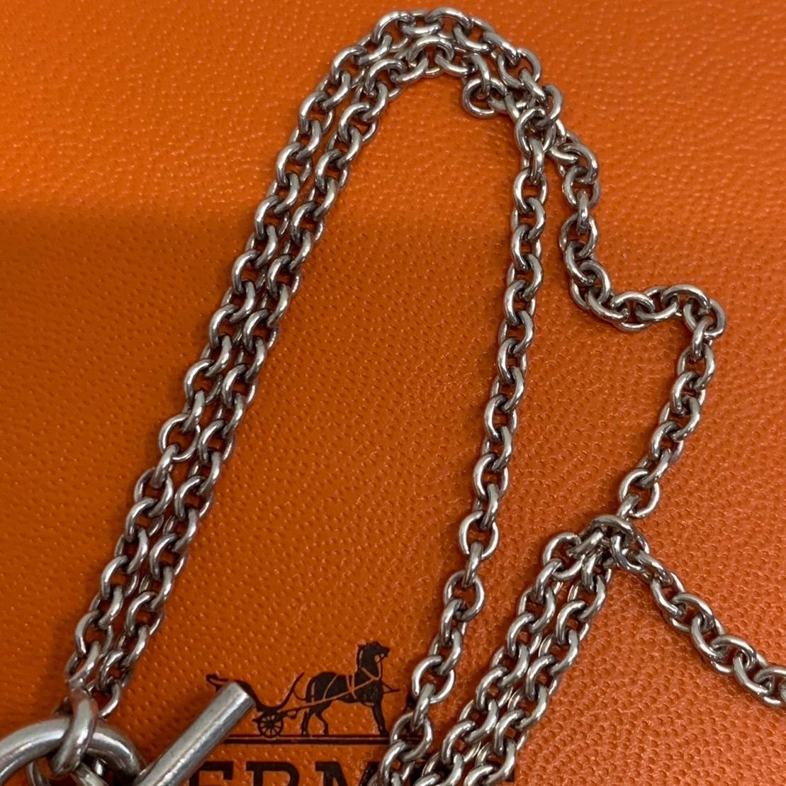 HERMES エルメス バーキン アミュレット ネックレス AG925