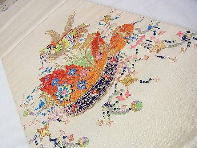 平和屋本店□極上 龍村平蔵製 本袋帯 千代の冠錦 金糸 逸品