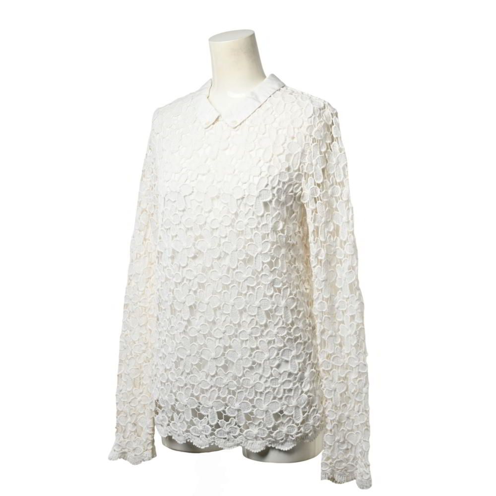 Sea new york レース　トップス　スウェット　ホワイト　美品 sea new york レース レイヤード トップス - メルカリ