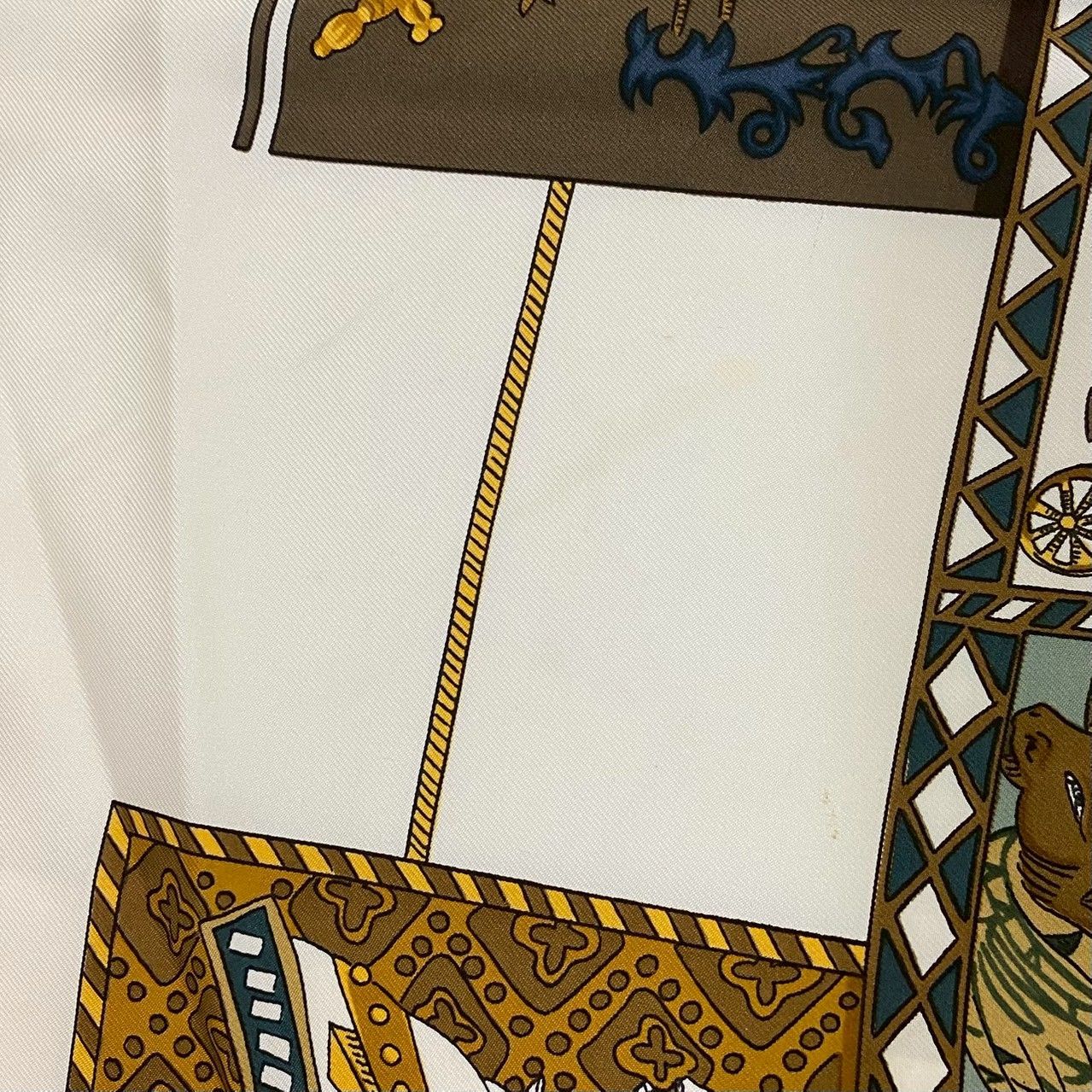 SJ【HERMES】カレ90 タロットカード スカーフ SILK/シルク 100
