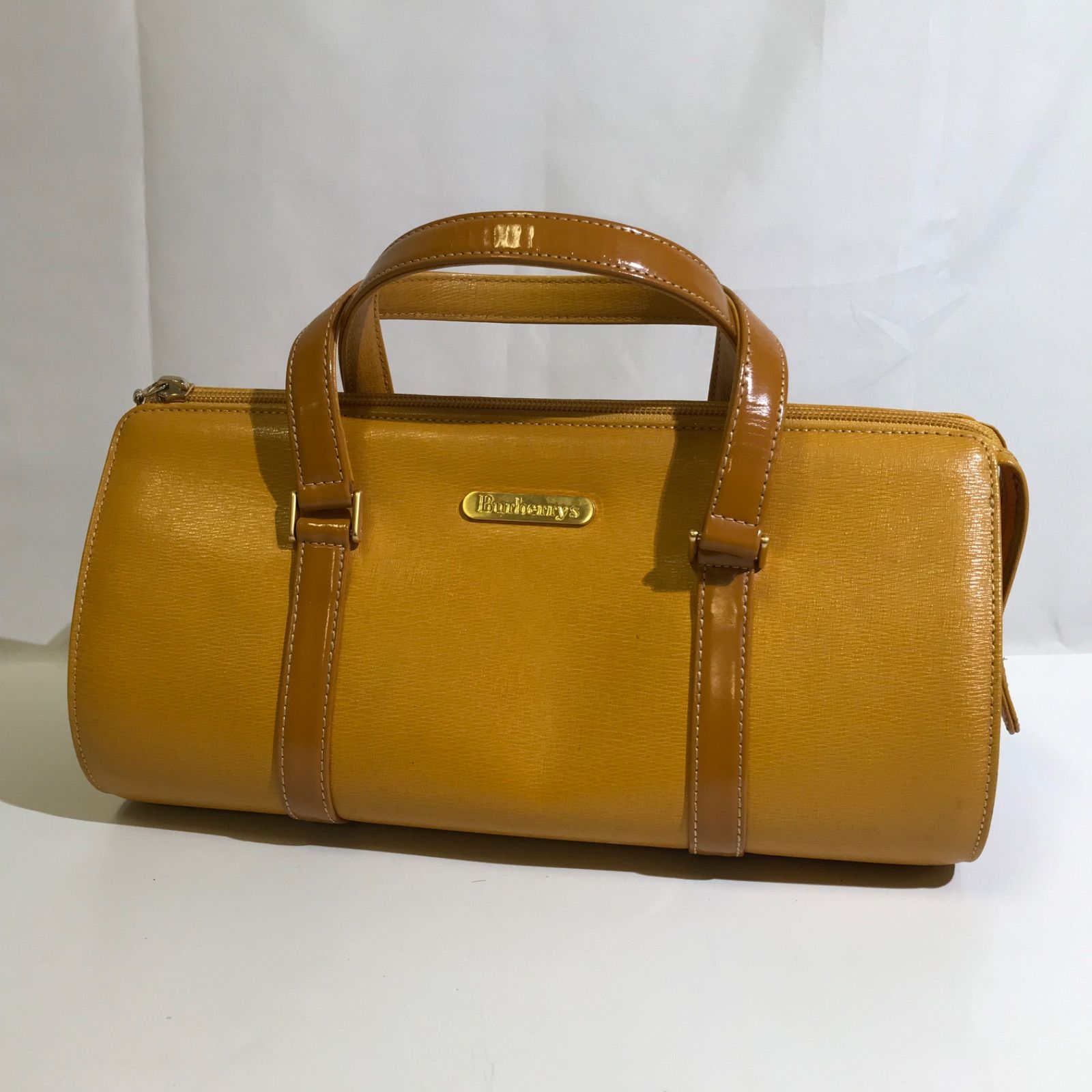 Burberry バーバリー ハンドバッグ 筒型 鞄 ミニボストン ノバチェック 