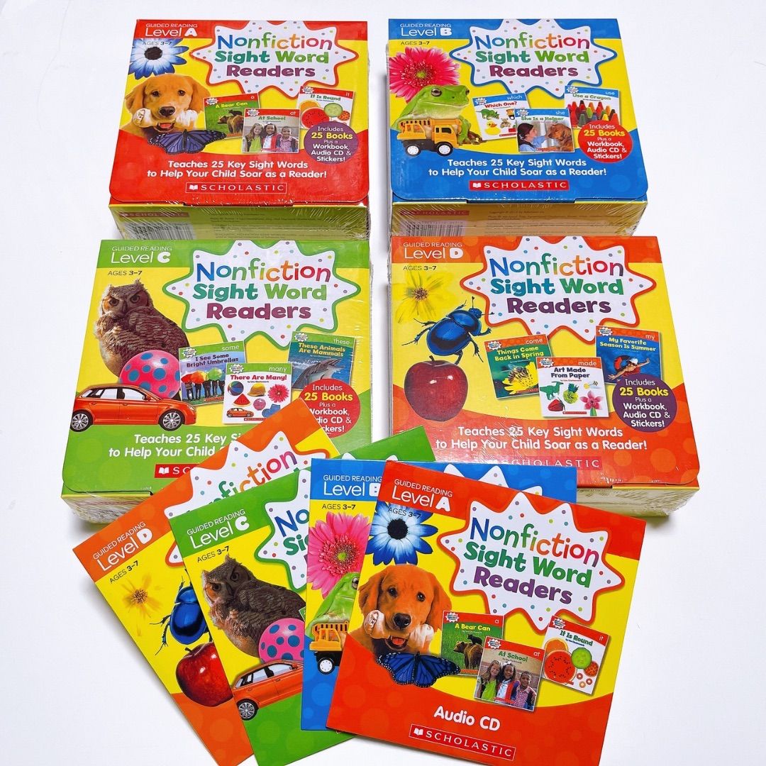 新品未開封　Sight Word Readers 25冊絵本＋CD1枚 新品 Sight Word Readers絵本25冊\u0026マイヤペンセット