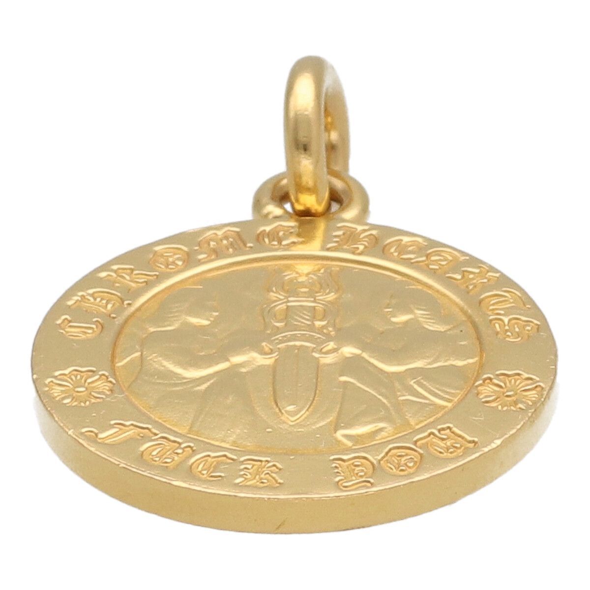 中古】 CHROME HEARTS クロムハーツ エンジェルメダルチャーム