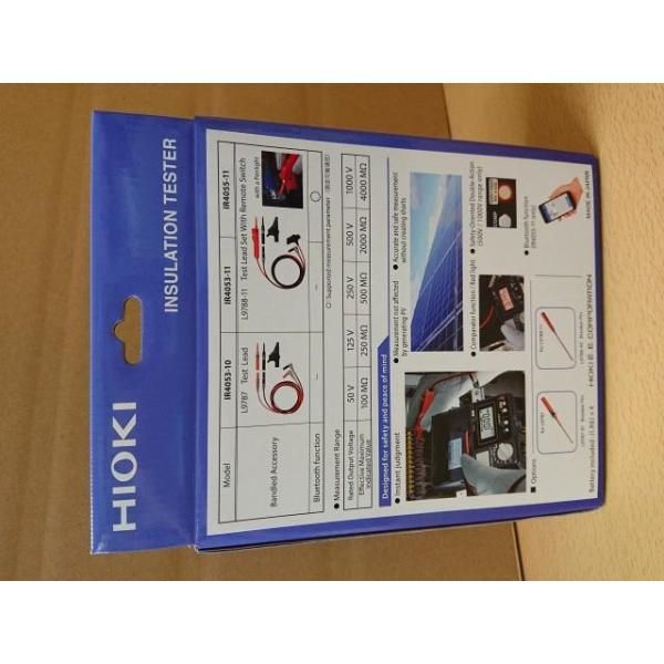HIOKI 日置 絶縁抵抗計 IR4055-11 Insulation Tester PV レンジ付5レンジデジタル絶縁抵抗計 HRDEVELOPMENT_JP