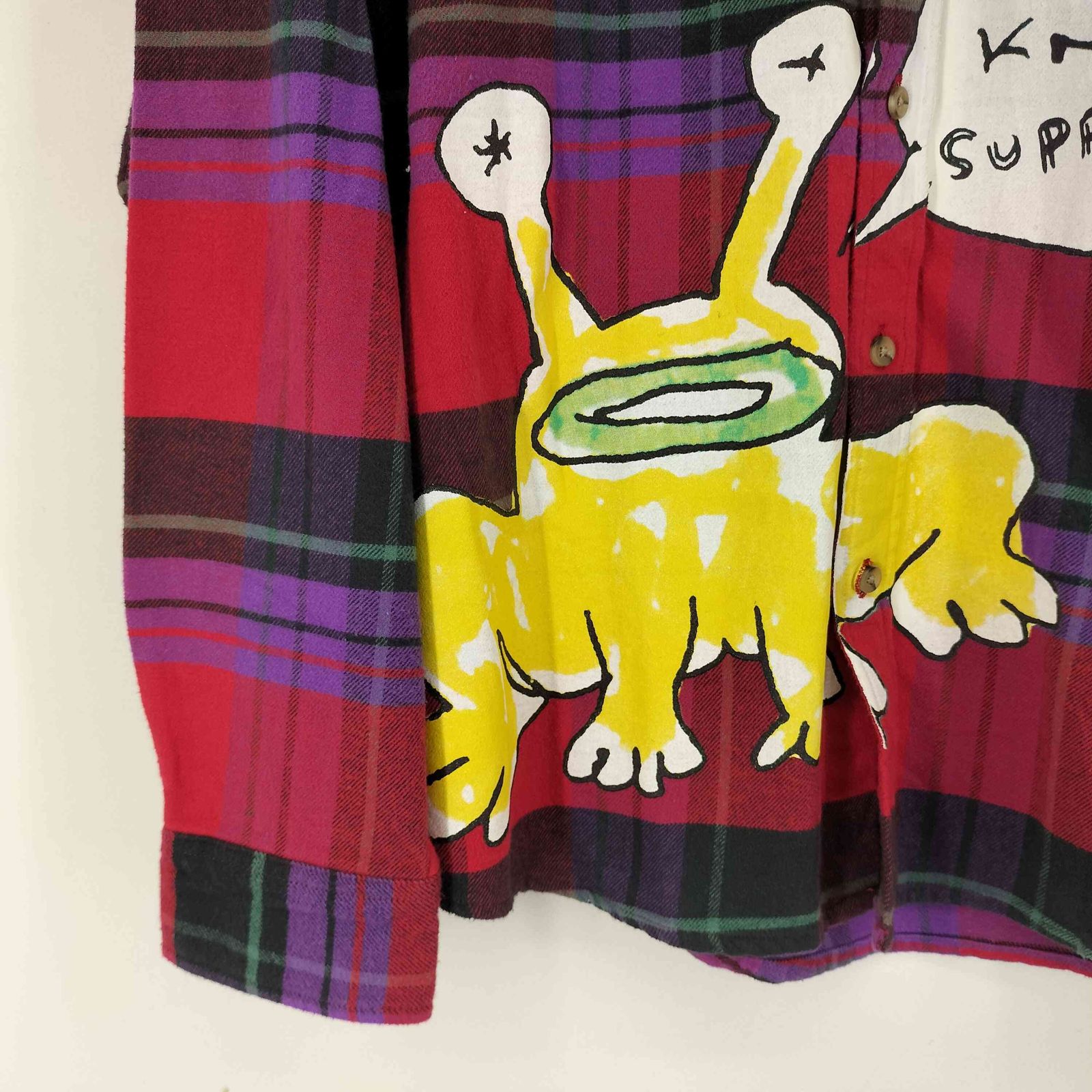 トップス supreme daniel johnston plaid shirt M Supreme Daniel Johnston Plaid Shirt (SS20) - $148