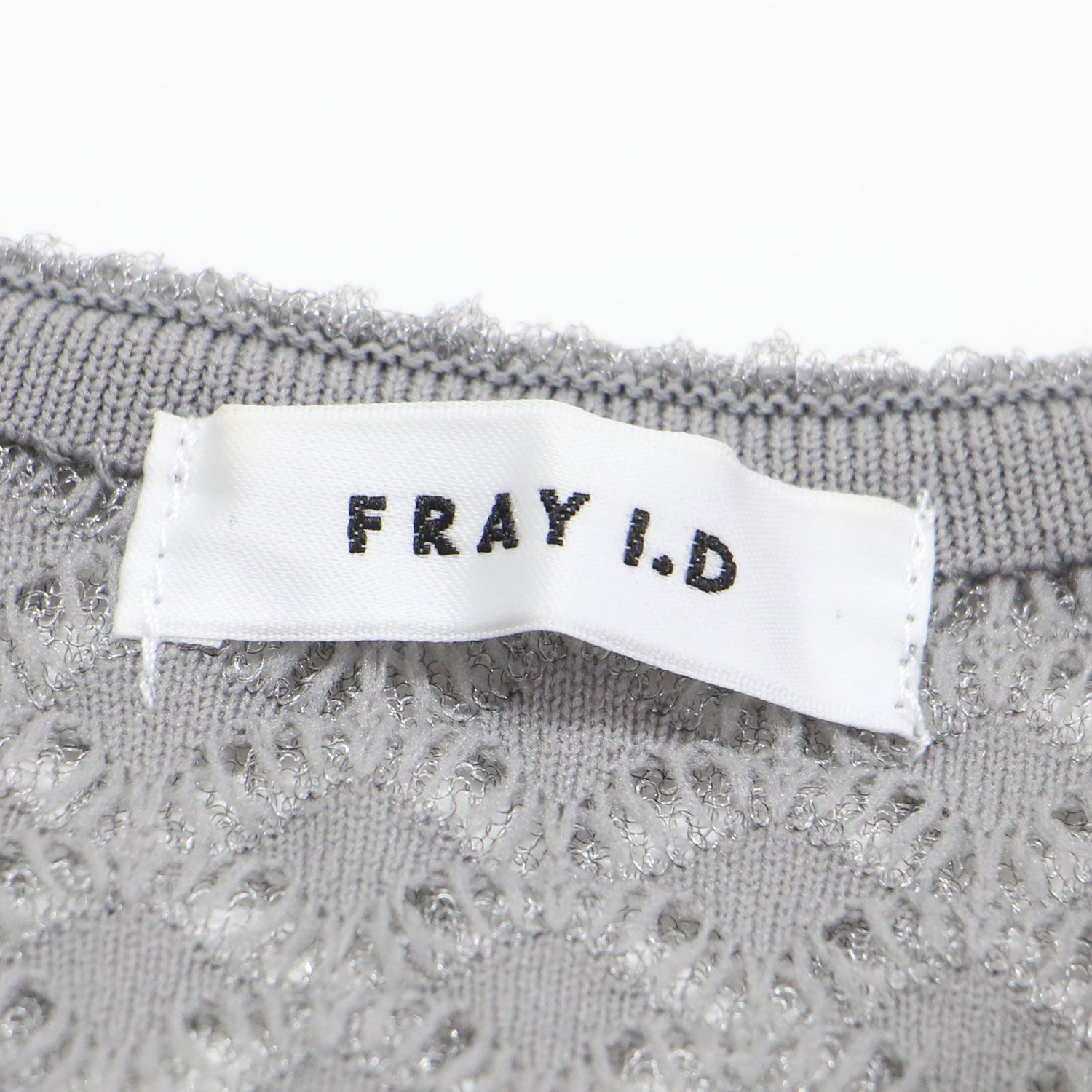 FRAY I.D フレイアイ・ディー カーディガン グレー サイズ:FREE FRAY I.D フレイアイ・ディー カーディガン グレー サイズ:FREE