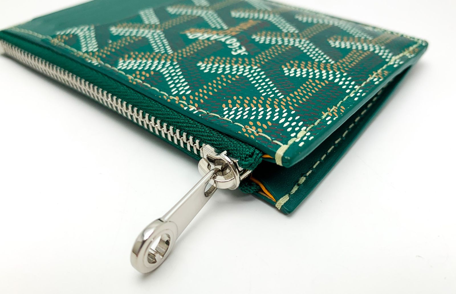 GOYARD ゴヤール カードケース グリーン 付属品完備 GOYARD(ゴヤール) カードケース サン・シュルピスカードケース