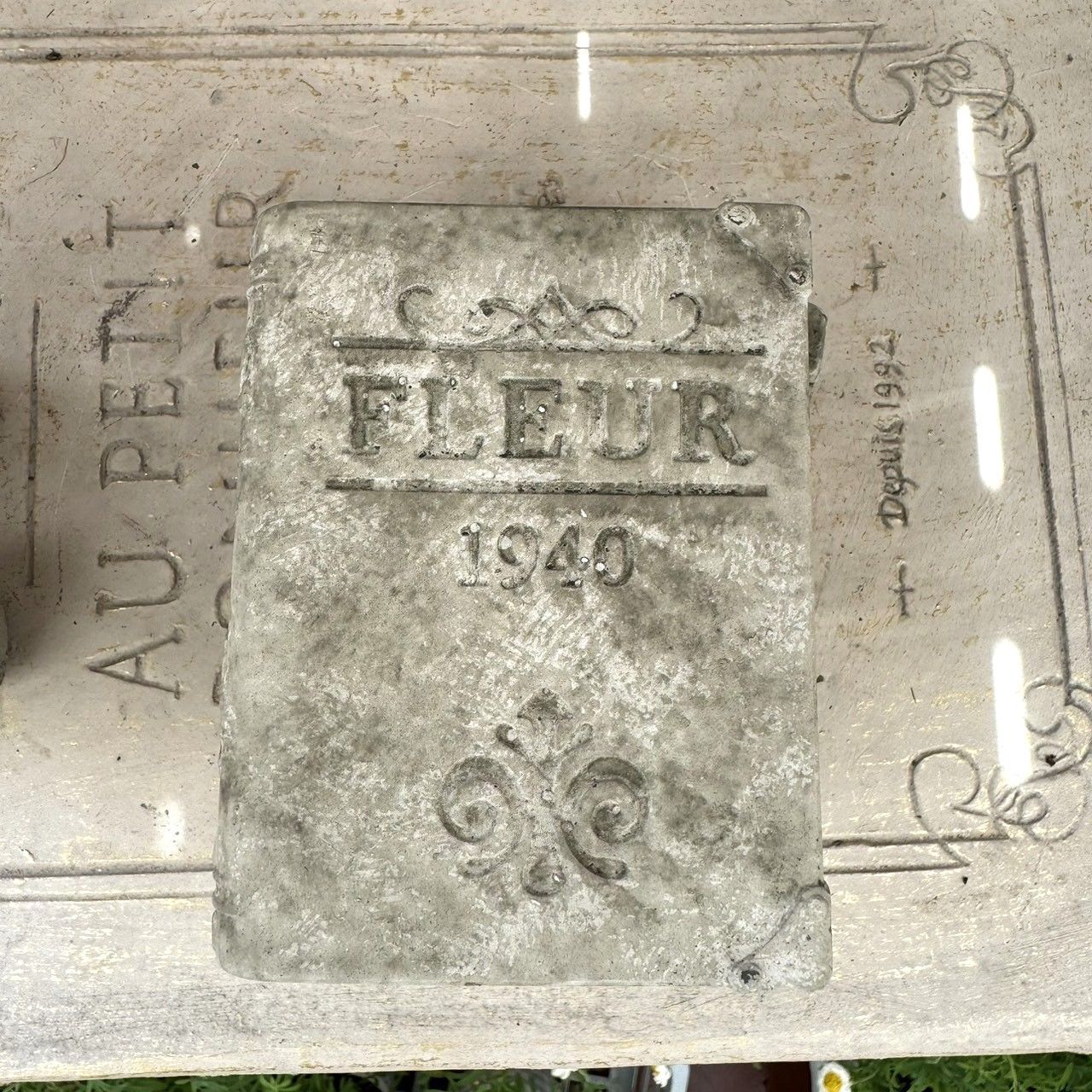 ブック 本 オブジェ 置物 花台 スタンド ガーデニング インテリア 雑貨