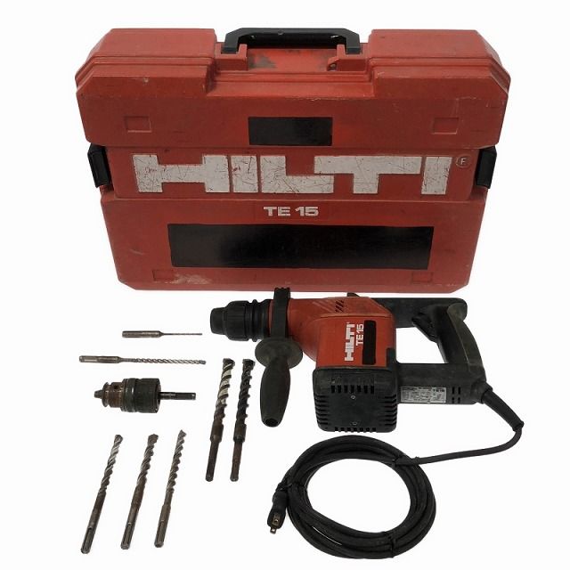 ☆中古品☆HILTI ヒルティ 100V ハンマードリル TE15 ケース付 SDSプラス コード式 ハンマドリル 穴あけ 穿孔 98128 -  メルカリ