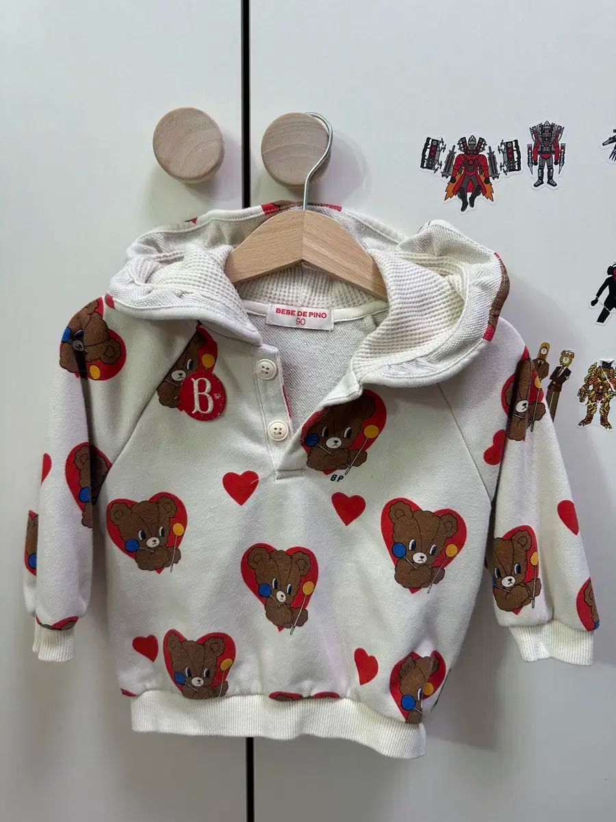 【雷市場（ポンジャン）商品韓国直送】 BEBE DE PINO(ベベデピノ) フード付きTシャツ