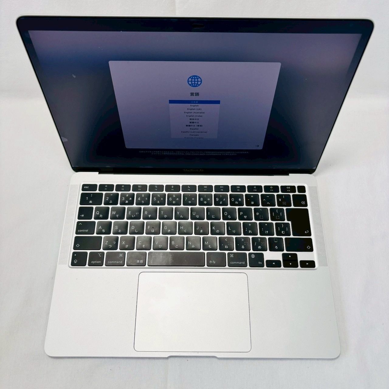 美品/ほぼ未使用品】【充電放電回数：21回】macbook air M1チップ搭載/