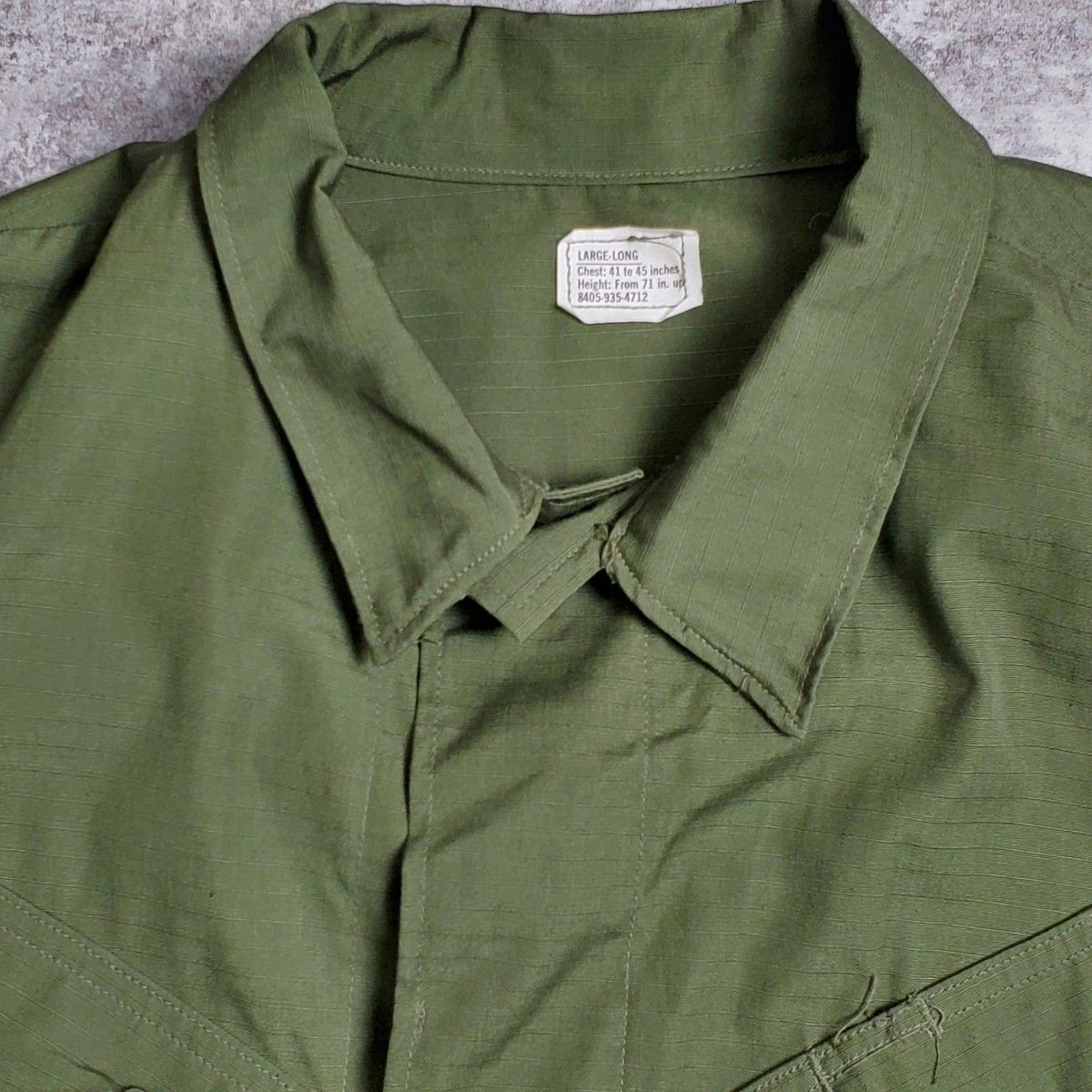 E*a様 【ヴィンテージ】60s US ARMY ジャングルファティーグ 5th 60's US.ARMY ジャングルファティーグジャケット 