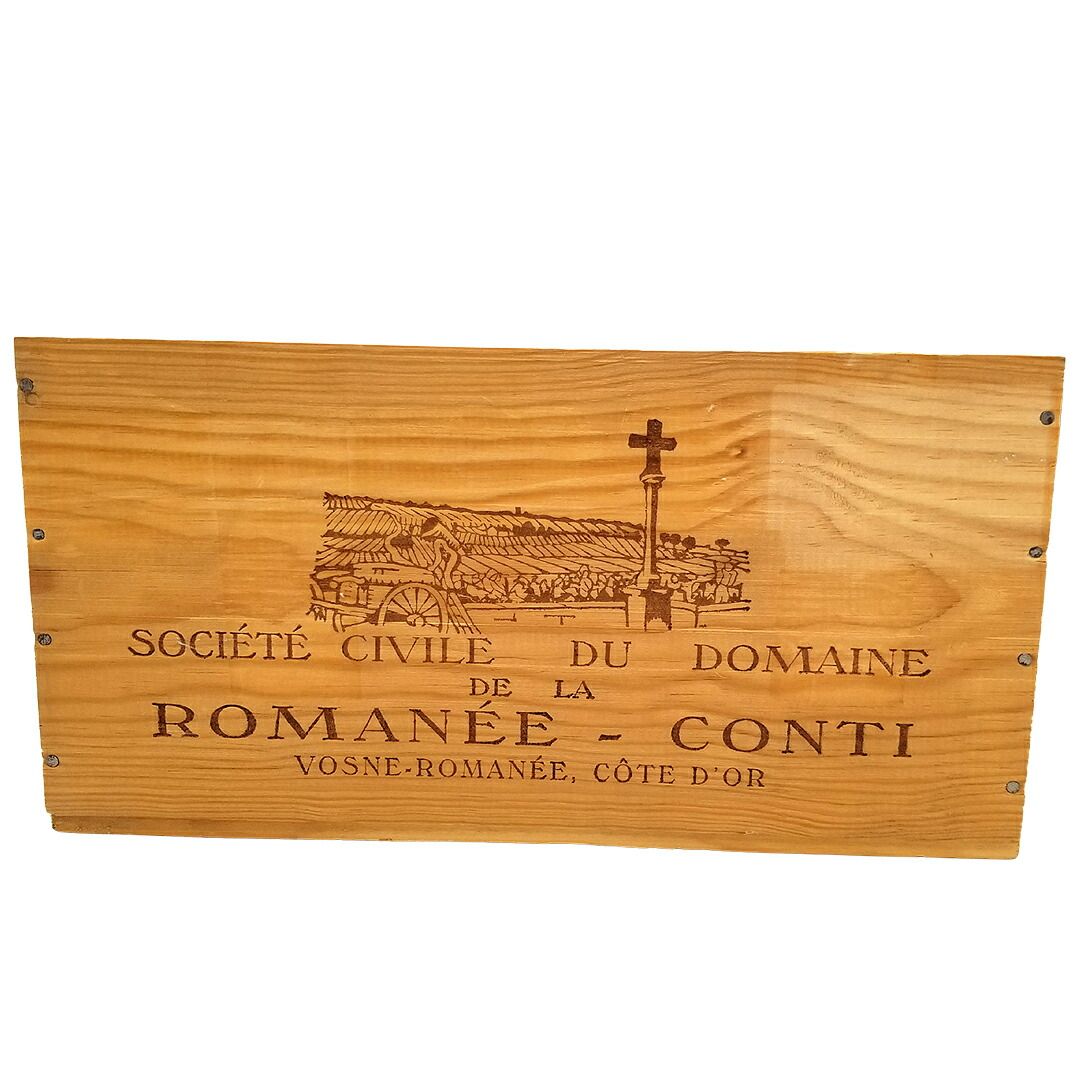 I3 ワイン 木箱 ロマネ コンティ ロマコン DRC 汚れ シール跡などあり ZNWOODI3