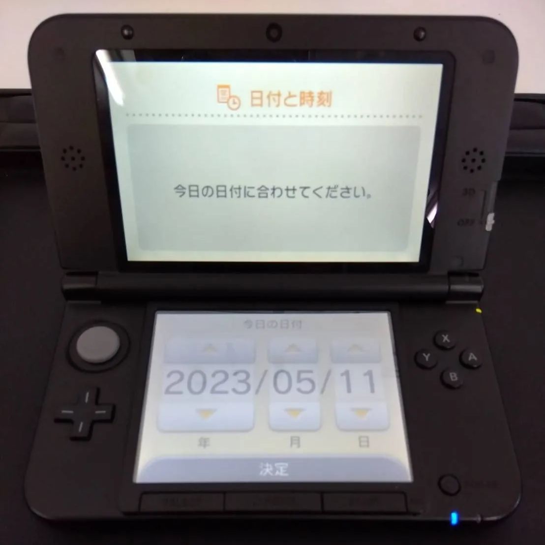 ニンテンドー 3DS LL 本体 ブルー ブラック 動作確認済 中古 - style ...