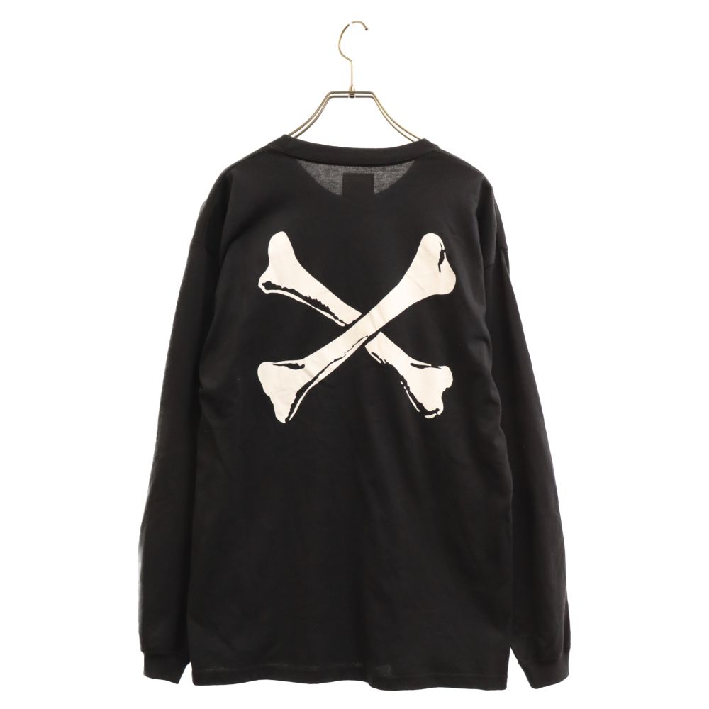 WTAPS ダブルタップス CROSS BONE L/S Tee クロスボーン プリント 長袖 ...