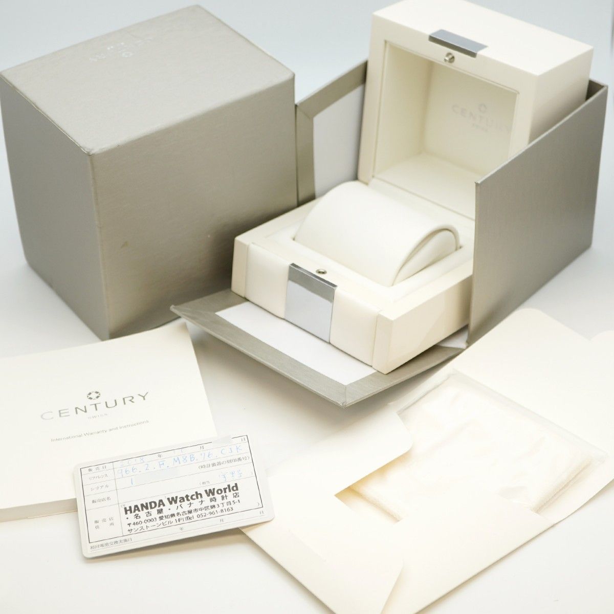 5wwh0179】センチュリー ボレロ 966.2.F.M.8B.76.CJK ブラウン文字盤  