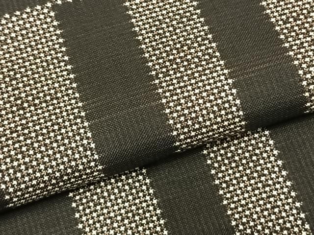 平和屋着物▽本場大島紬 単衣 7マルキ 色紙文 正絹 逸品 AABC3737fy