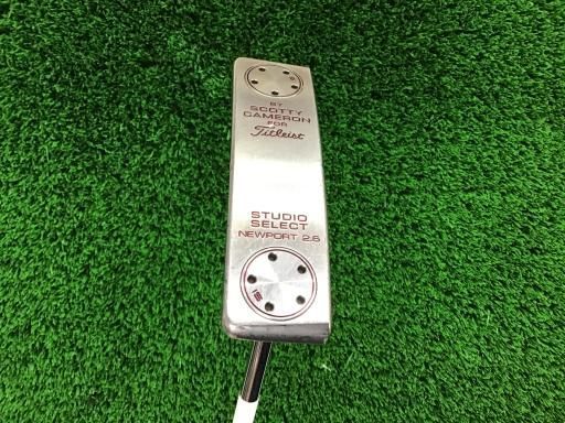 タイトリスト SCOTTY CAMERON STUDIO SELECT NEWPORT 2.6 34インチ 15g パター PT スチール フレックスその他 メンズ 男性用 右利き 右用 Cランク ゴルフクラブ
