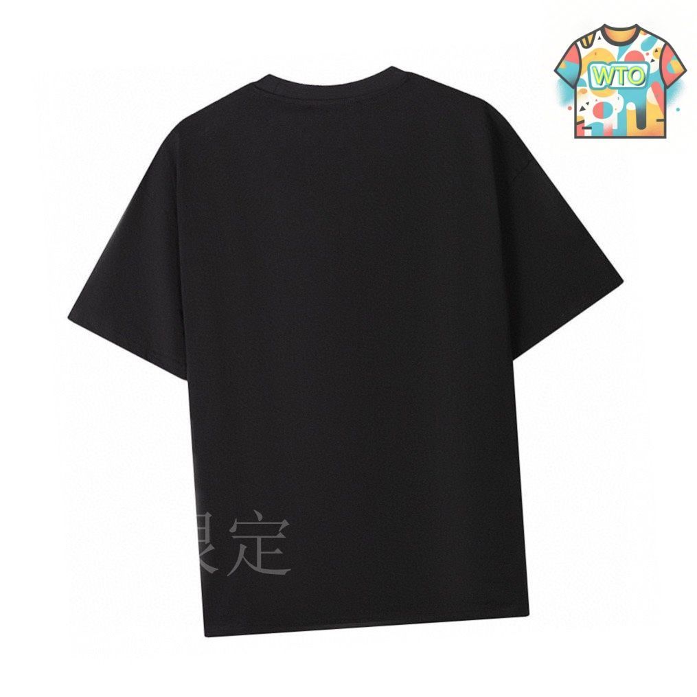 今日特価】Loewe 2025SS 胸刺繍ロゴ オーバーサイズ T シャツ-1