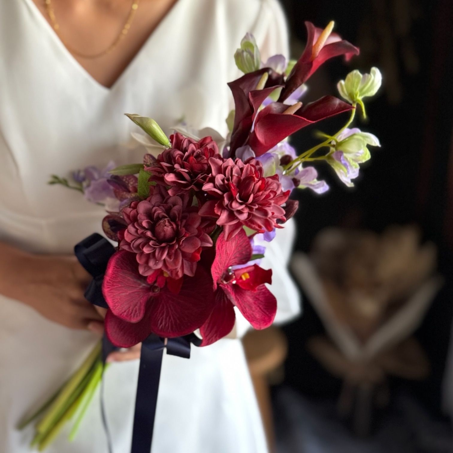 竜宮舞をんな 花魁俎板帯『黒地穂華鮮最咲結』 振袖 帯 飾り紐