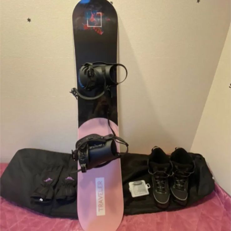 パスケーススノーボード ビンディング  板 カバーケース 手袋 グローブ スキー セット