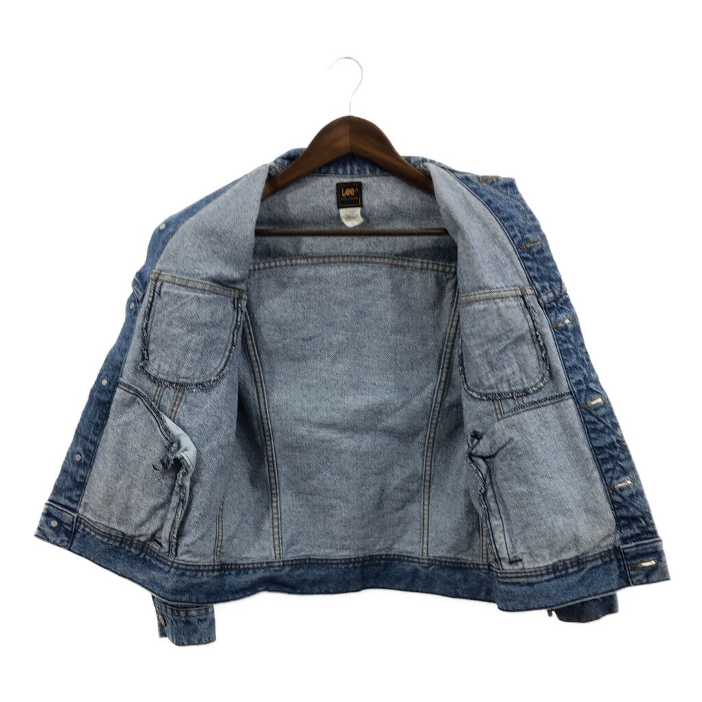 90年代 Lee リー PATD-153438 デニムジャケット アメカジ ブルー