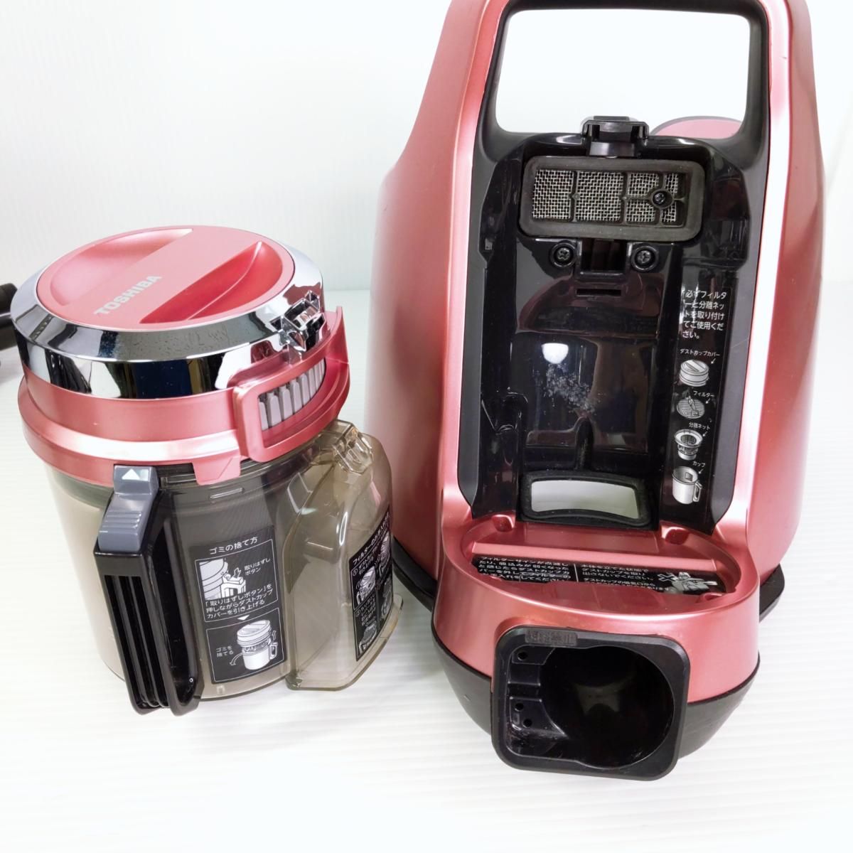 【最短翌日配送】 品 東芝 トルネオミニ サイクロンクリーナー 掃除機 2016年製 ピンク VC-C4〇YR-54032〇