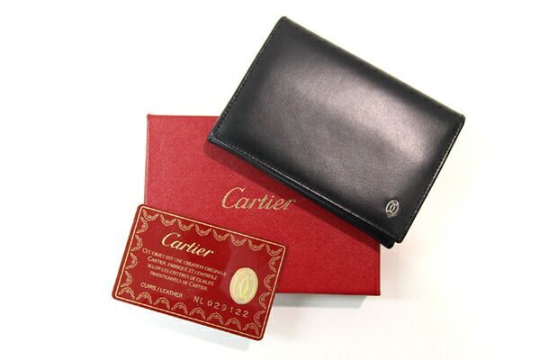カルティエ パシャ レザー 名刺入れ カードケース 付属品完備