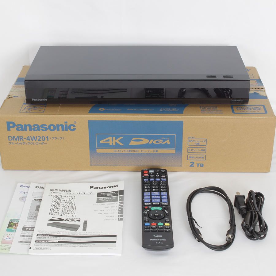 Panasonic ブルーレイ レコーダー DIGA DMR-4CW201 - テレビ/映像機器