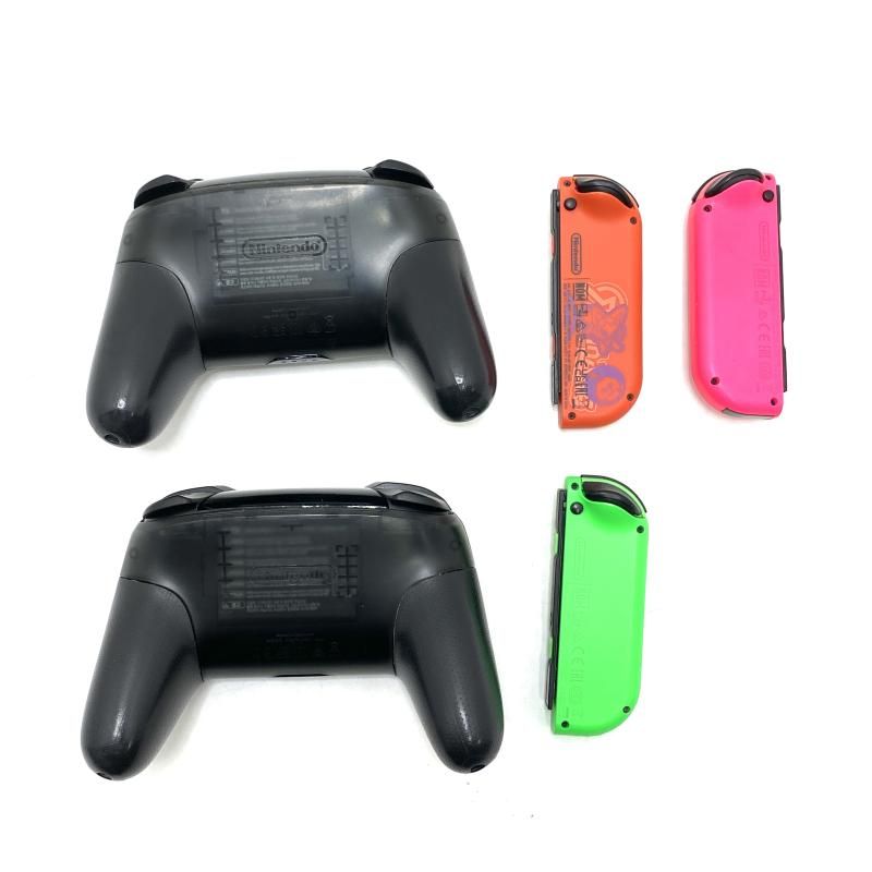 ｹﾞｰﾑOP ｼﾞｬﾝｸ Switch Proｺﾝﾄﾛｰﾗｰ×2 Joy-Con R ×1 Joy-Con L ×2 5個まとめｾｯﾄ 動作未 95 240095294058
