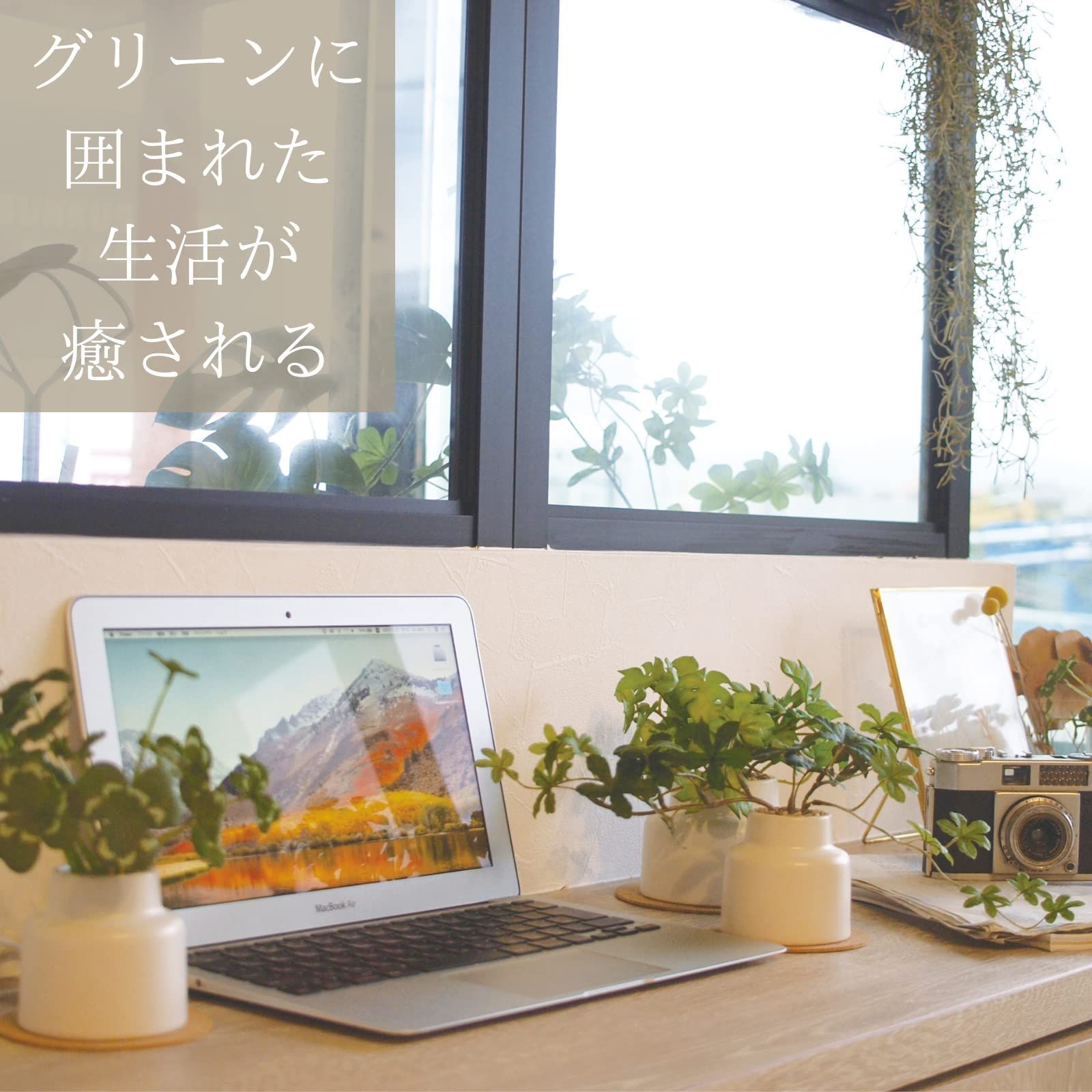 【新着商品】空気清浄 抗菌 消臭 シュガーパイン 触媒 造花グリーン 枯れない KH-61250 人工植物 フェイクグリーン 人工観葉植物 Sサイズ kishima キシマ