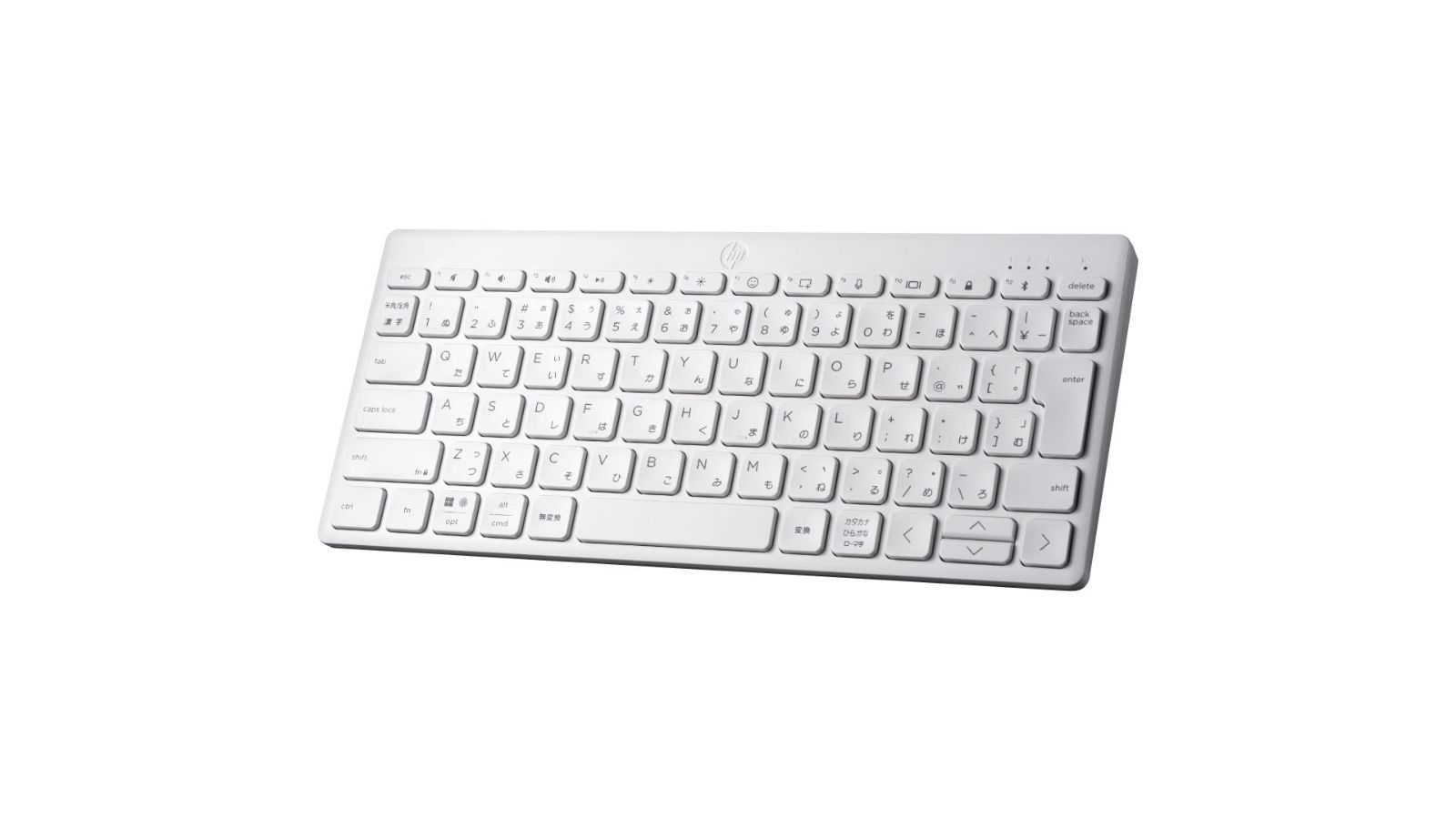 【驚きの破格値，格安】 【人気商品】Android iOS Mac Windows Chrome Bluetooth 3台接続 ホワイト コンパクトマルチデバイス WH 350 HP 日本語配列【国内正規品】 HP 小型 薄型 無線 ワイヤレスキーボード ヒューレット・パッカー キーボード本体