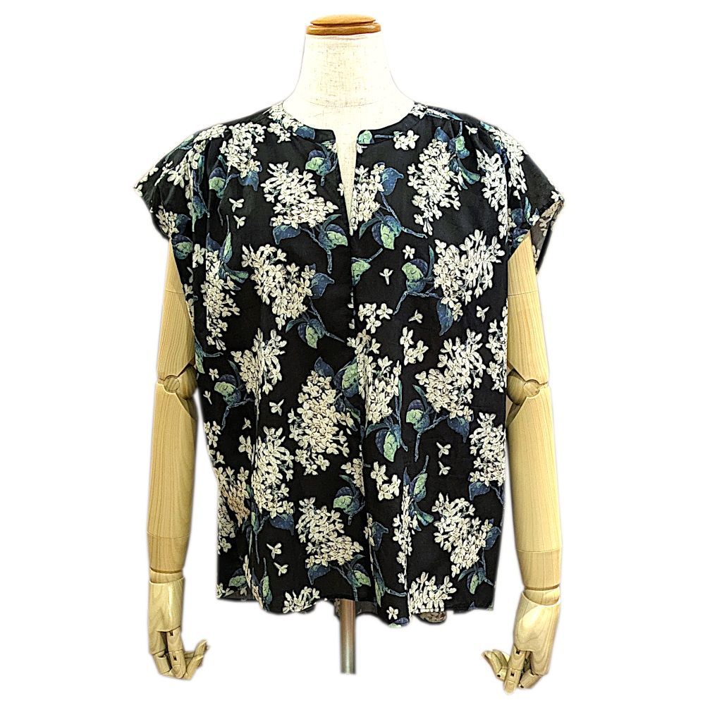 アムハースト LIBERTY リバティ ブラウス amherst リバティ バンドカラータックブラウス 長袖 TAPESTRY/D