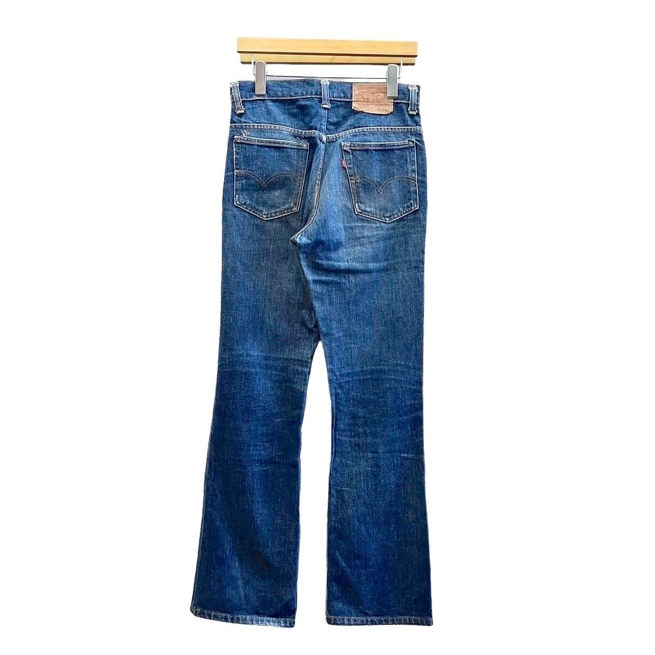 70s ビンテージ Levis 517 66シングル ブーツカット デニムパンツ W30 USA製 70年代 ヴィンテージ 66前期 リーバイス517  アメリカ製 - メルカリ