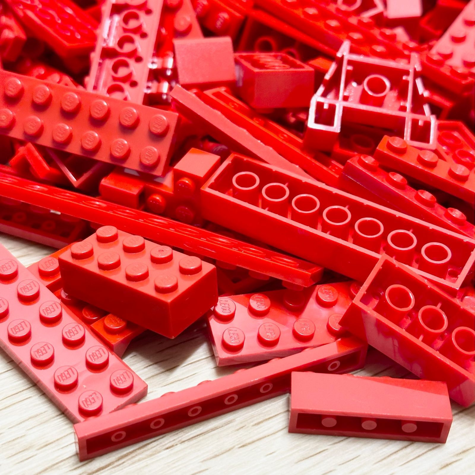 LEGO レゴ レッド系 中古 パーツ プレート スロープ ブロック 大量