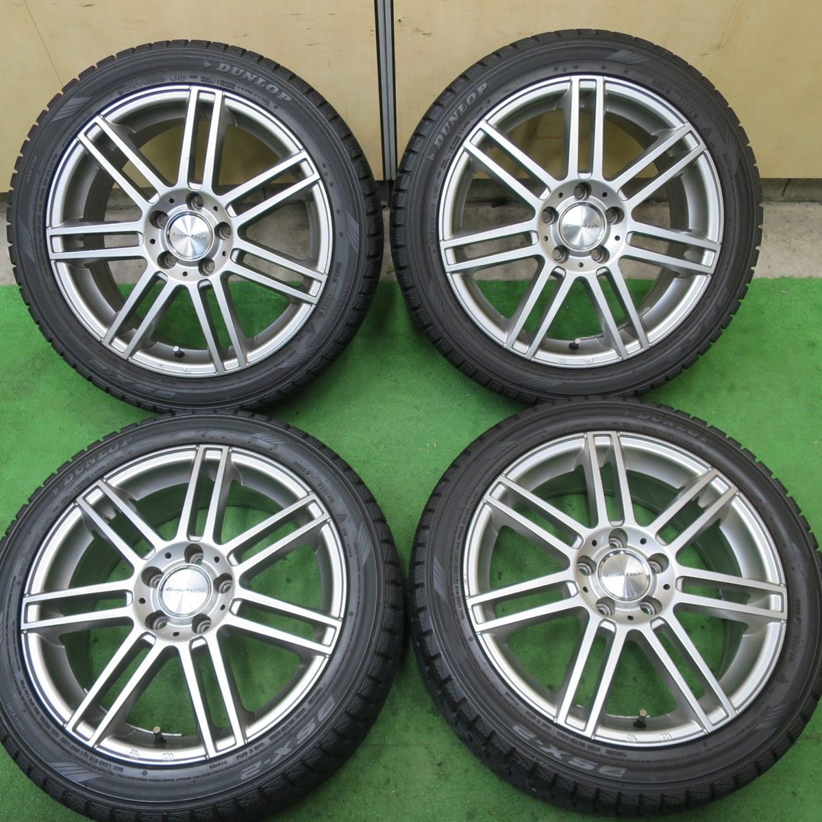 バリ溝 9.5分以上 ベンツ 等 EUROTECH STAGE TW7 225|45R17 スタッドレス ダンロップ DSX-2 ユーロテック ステージ PCD112|5H 5060502TTス