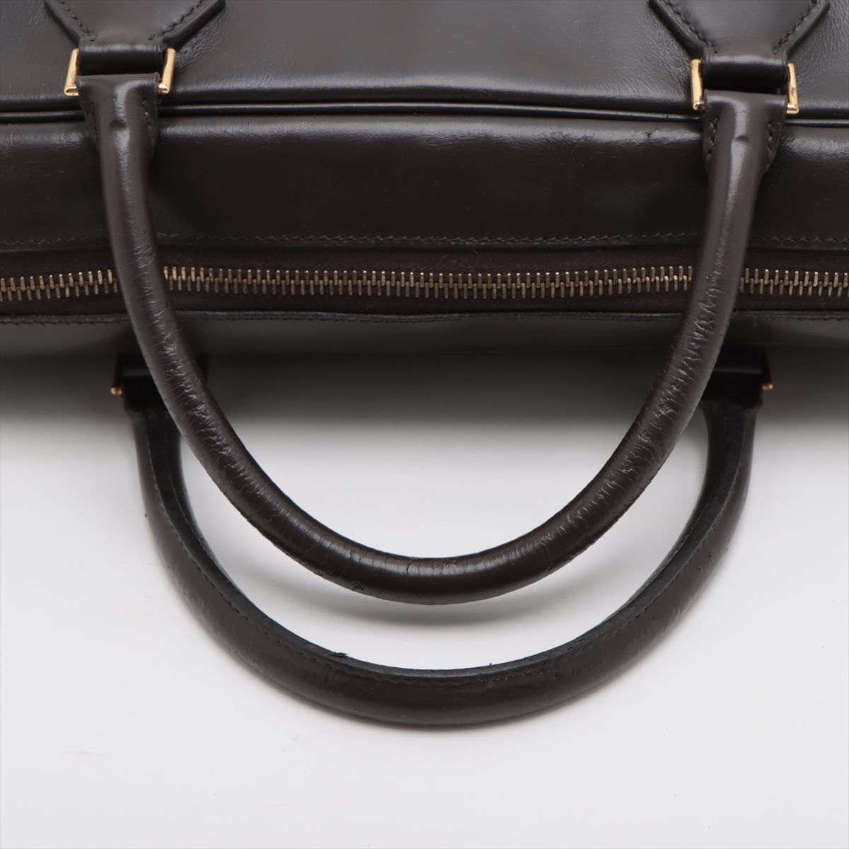 HERMES エルメス プリュム38 ボックスカーフ ブラウン系 エルメス