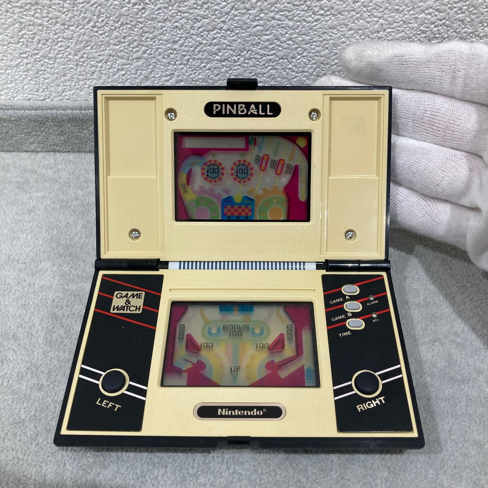 ゲームウォッチ ピンボール 1983年 ニンテンドー 任天堂 Nintendo 