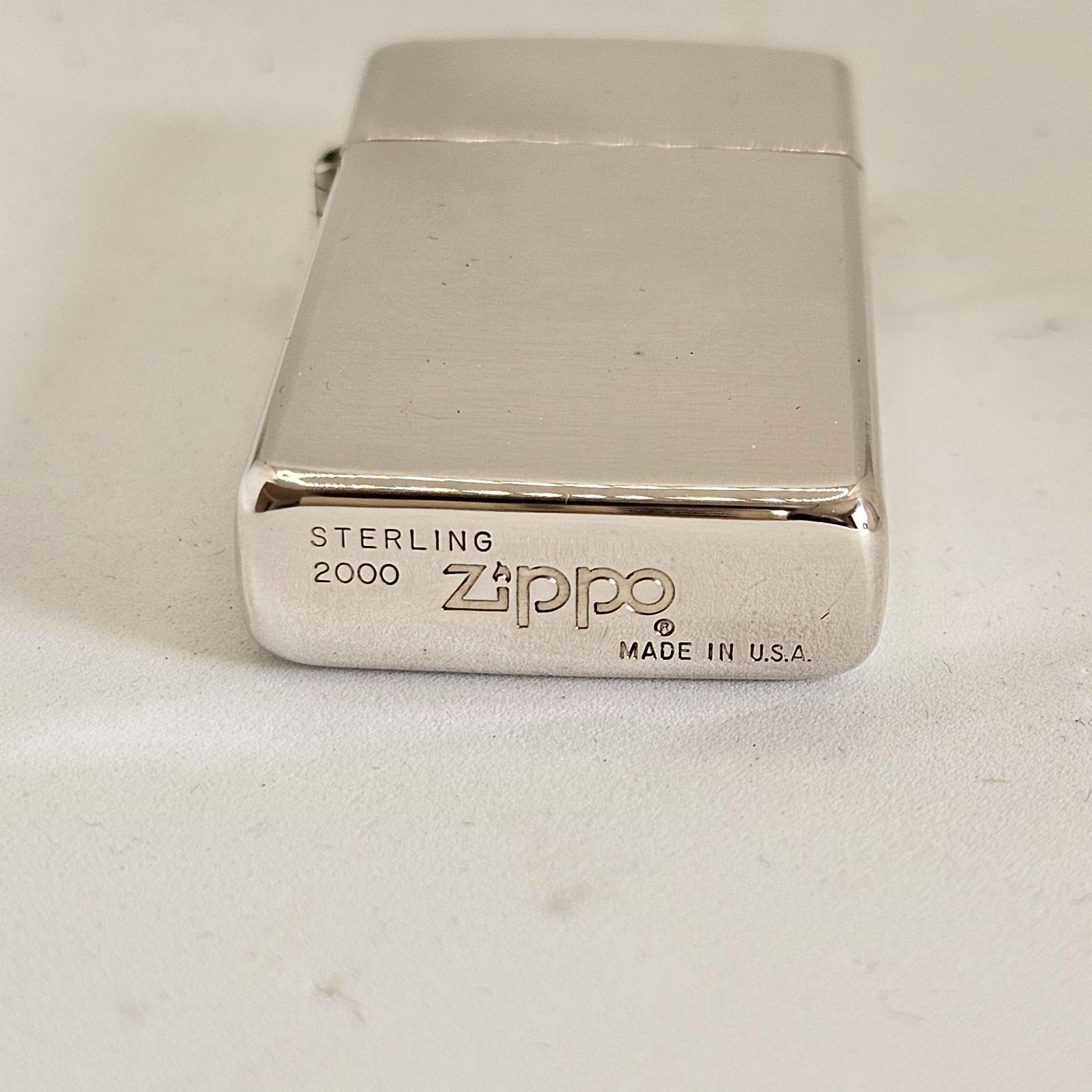 2000年製 スターリングシルバー スリム ZIPPO - メルカリ