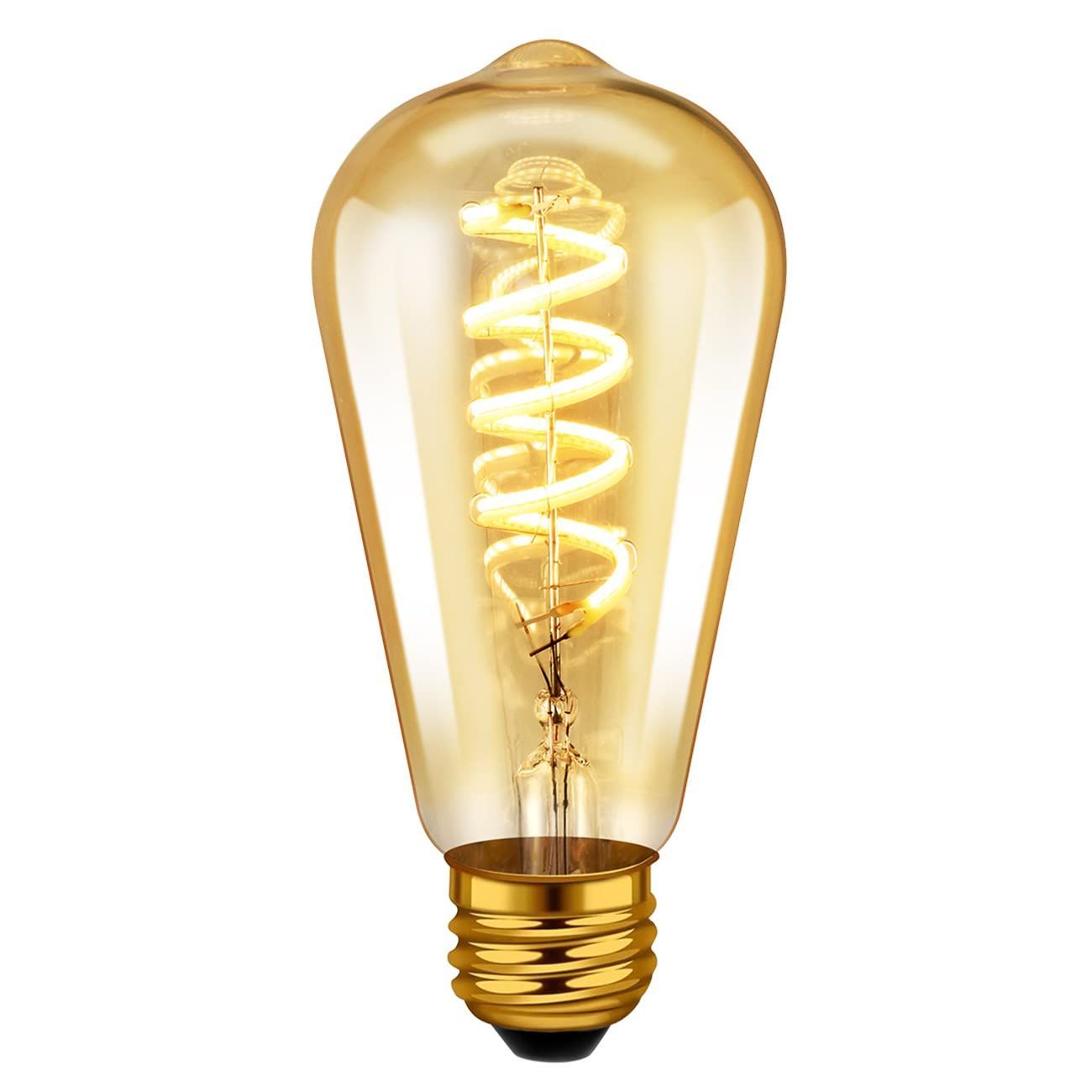 在庫処分】昼白色 昼光色 電球色 常夜灯 調色 調光 雰囲気 装飾電球 フィラメント電球 4.5W（20W形相当） 300LM E26口金  エジソンランプ LED電球 ANWIO nanao shop＠フォロワー割引中 メルカリ