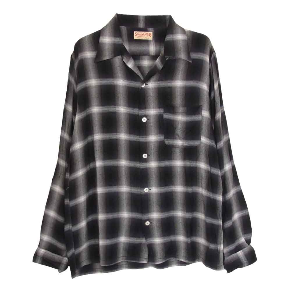 SUGAR CANE シュガーケーン SC29120 RAYON OMBRE CHECK OPEN SHIRT