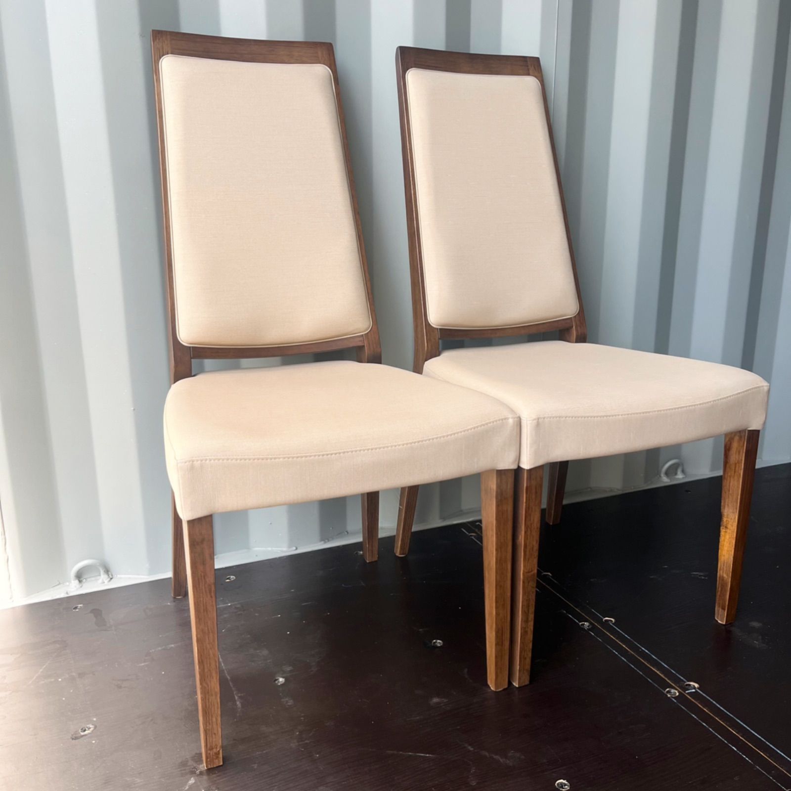 取付無料！カリモク家具 ca1905 天然木ナチュラルダイニングチェア2脚✨