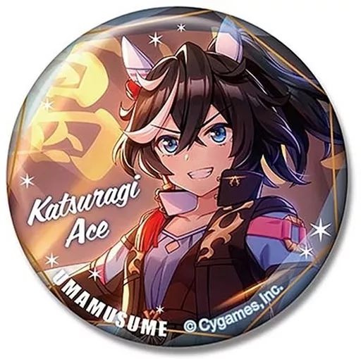 ウマ娘 カツラギエース CANバッジ 中古】バッジ・ピンズ カツラギエース 「CANバッジ ウマ娘