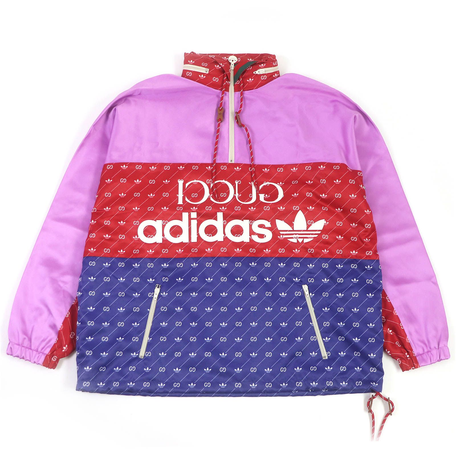 未使用品□GUCCI グッチ adidas 22AW 691429 トレフォイル 総柄 