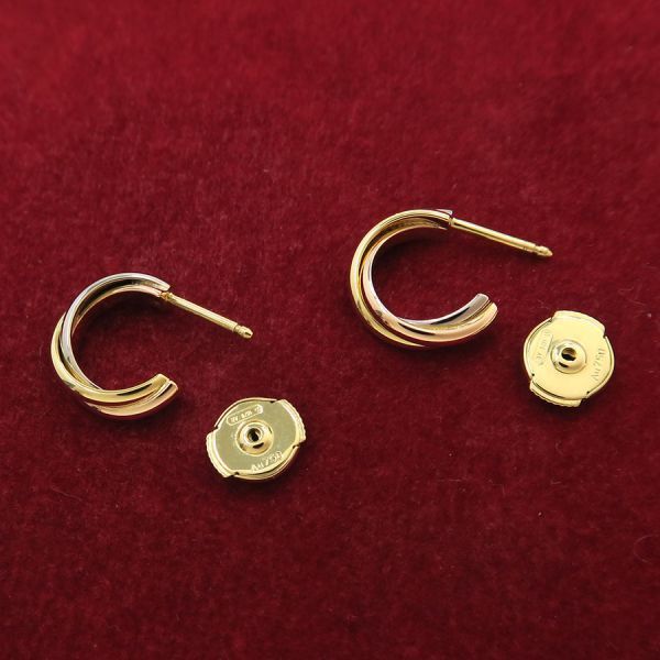 Cartier トリニティピアスミニ※出品8/23まで 海外希少】 Cartier トリニティピアス ミニモデル (Cartier
