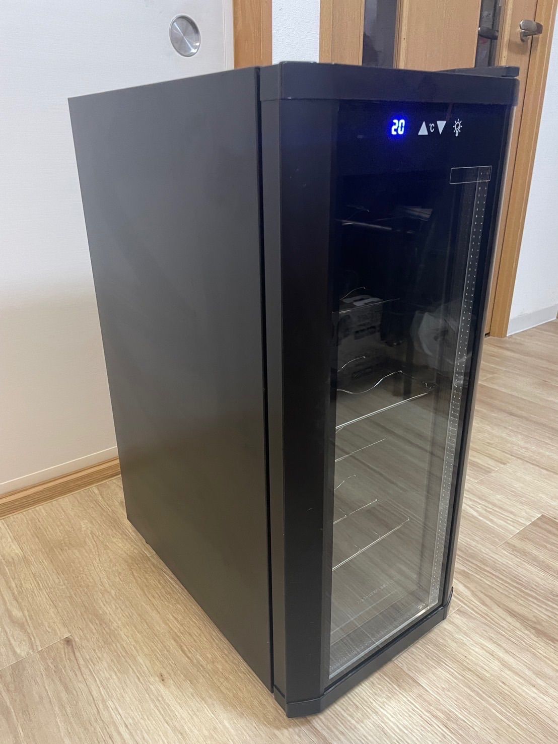 ミニワインセラー　WCE-12B 電子ミニワインクーラー 12本 40ℓ WCE-12B ブラック レトワール