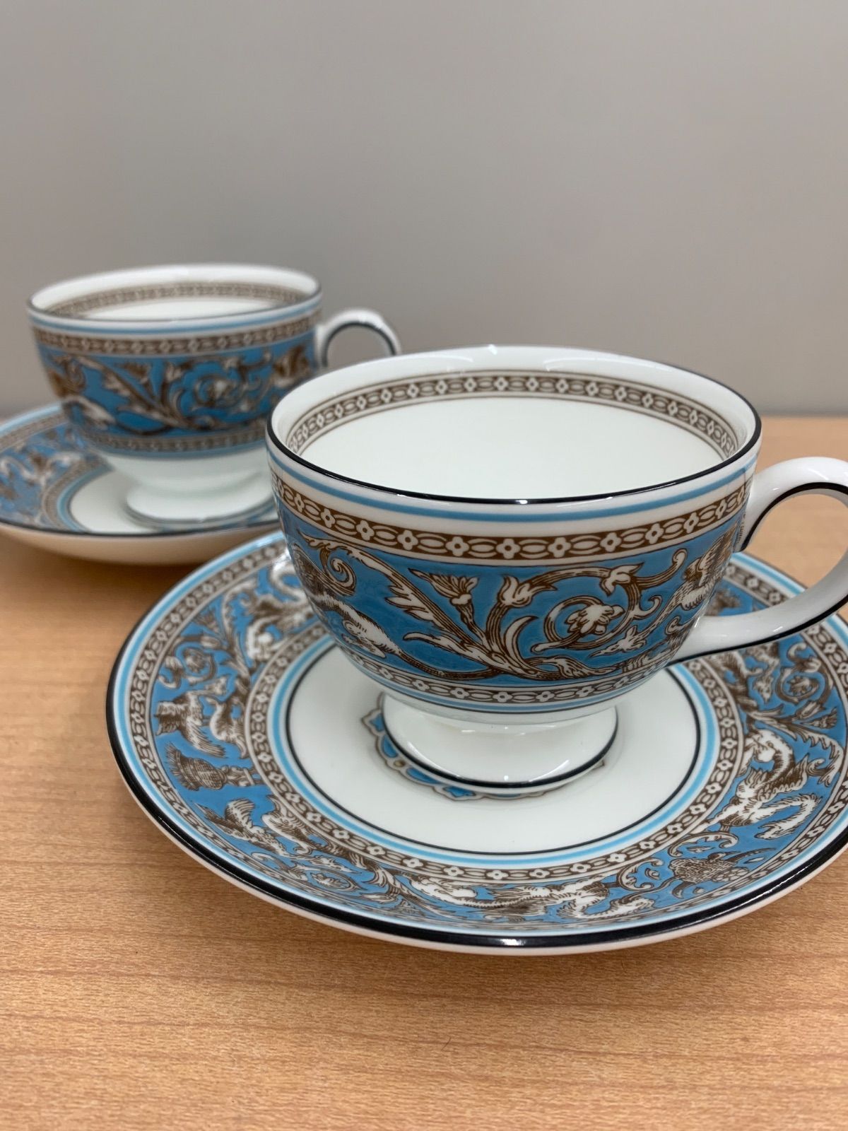 カップ＆ソーサー カップ & ソーサー ( ペアセット ) ノリタケ Noritake ( コーヒー ティー 兼用) 185cc フランク・ロイド・ライト イ カップ＆ソーサーペアセット（手描きクラシックローズ）＜大倉陶園