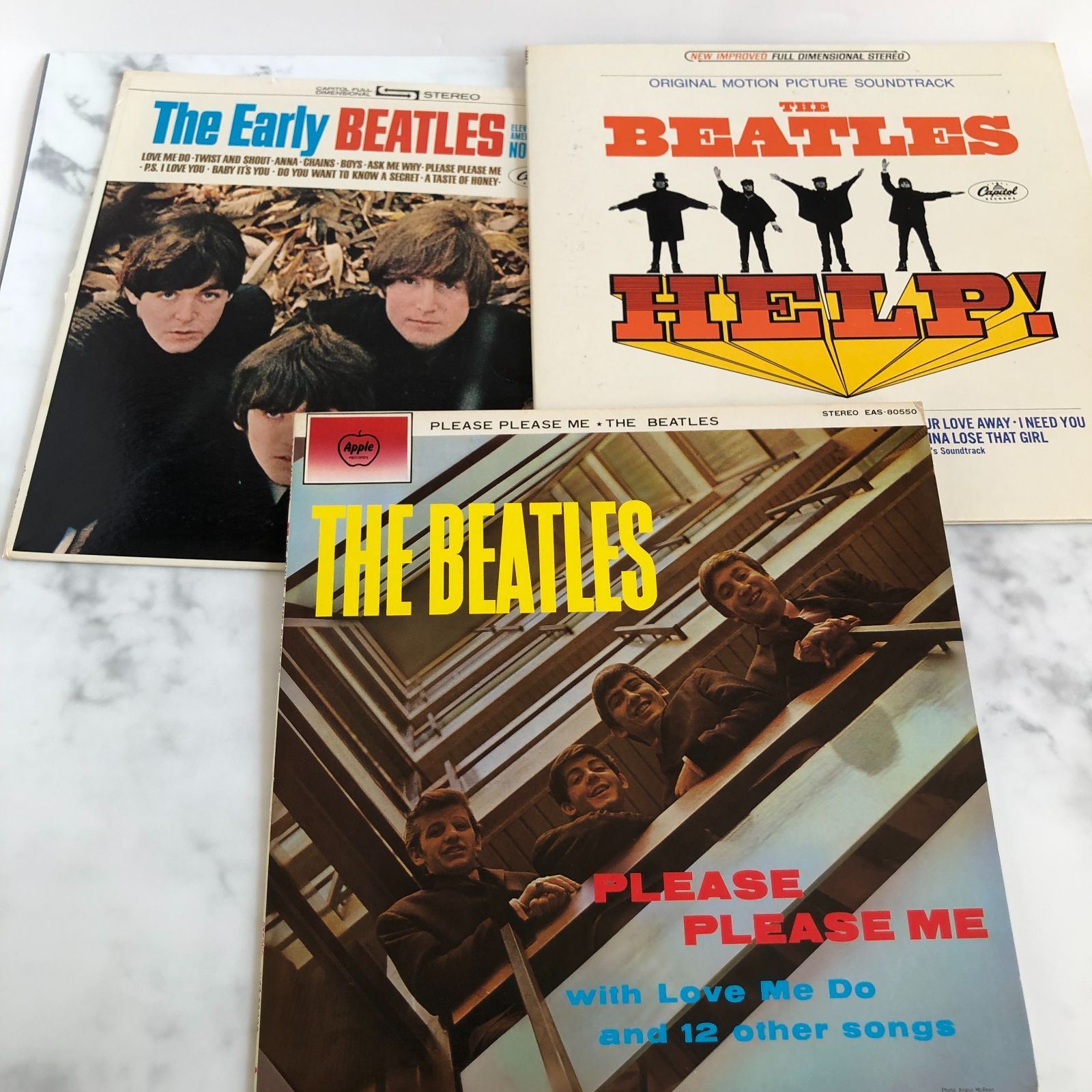 The Beatles レコード3枚セット ビートルズ レコード 3枚セット MEET THE BEATLES WITH - メルカリ