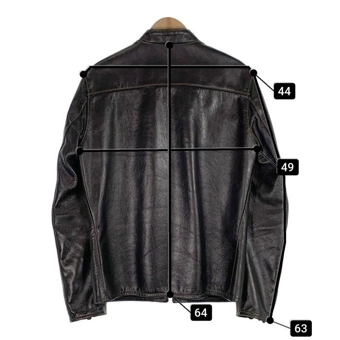 Buco ブコ J-100 ホースハイド シングルライダースジャケット ブラック