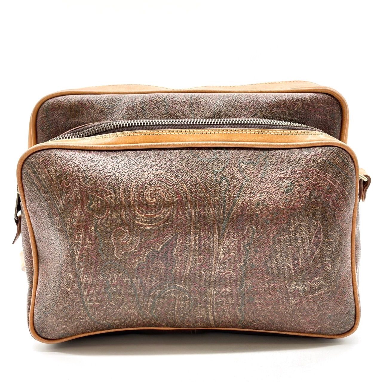 ETRO エトロ　レザー　ショルダーバッグ　金金具 楽天市場】【美品】エトロ ETRO ショルダーバッグ Rainbow